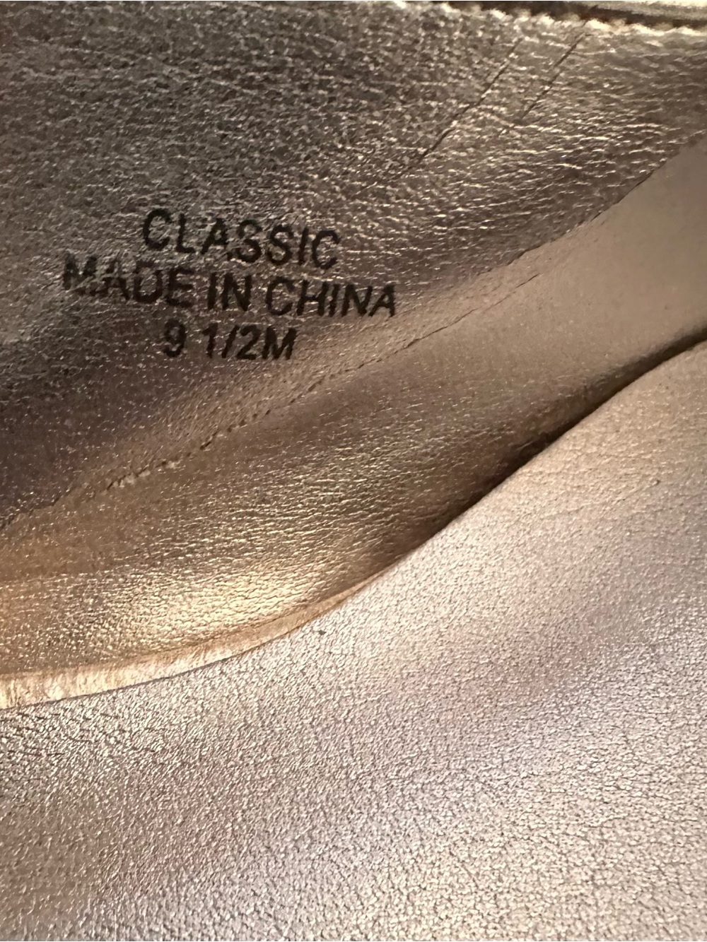 J.Renee Metallic Rose Gold Slingback Shoes with Crystal Buckle - Picture 5 of 5